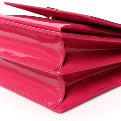Saint Laurent Patent Small Monogram Sunset Bubblegum 9 of 9