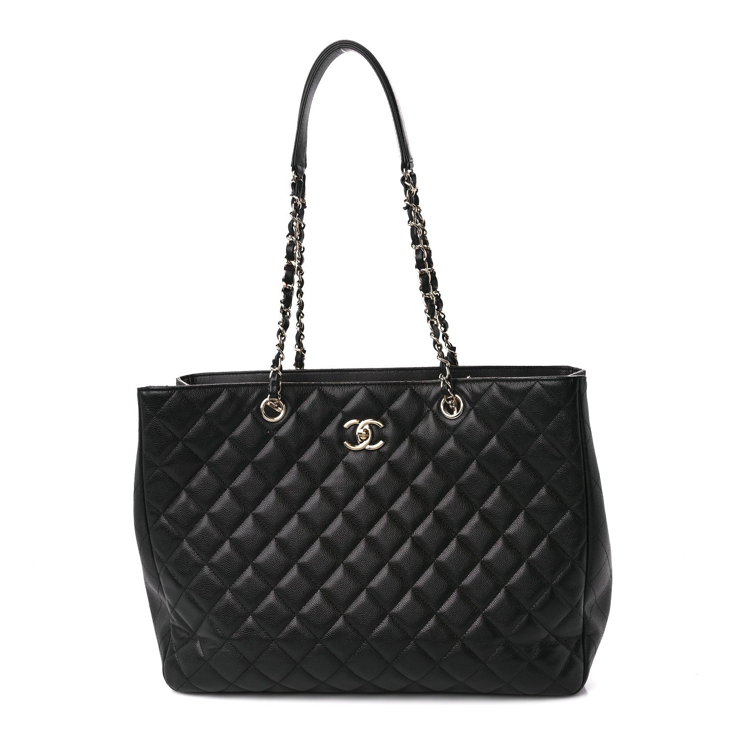 Chanel Caviar Quilted Large Shopping Tote Black 1 of 12