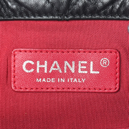 Chanel Aged Calfskin Quilted Small Gabrielle Backpack Black 6 of 10