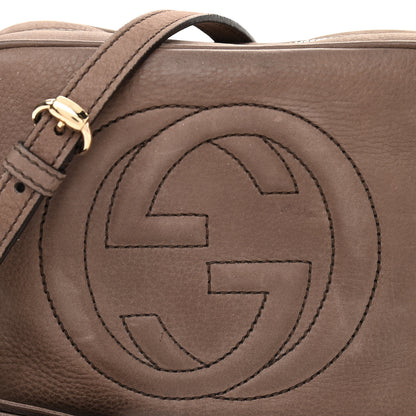 Gucci Vitello Range Small Soho Disco Bag Grey Field 8 of 13