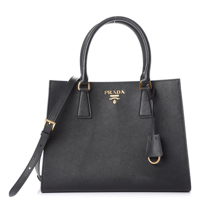 Prada Saffiano Tote Black 1 of 11