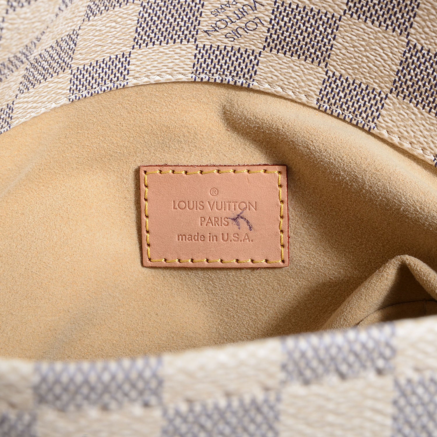 Louis Vuitton Damier Azur Artsy MM 6 of 7