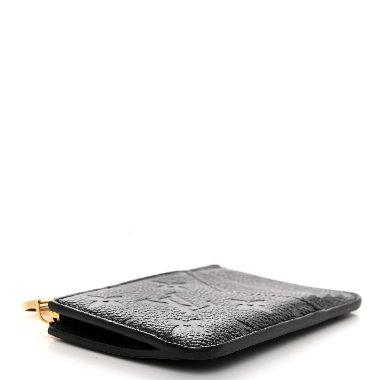 Louis Vuitton Empreinte Monogram Zipped Romy Card Holder Black 4 of 7