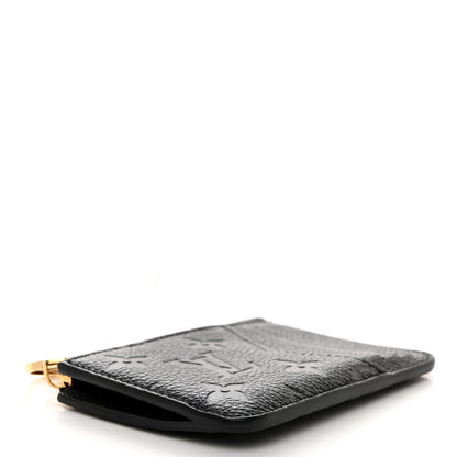 Louis Vuitton Empreinte Monogram Zipped Romy Card Holder Black 4 of 7