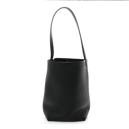 The Row Grained Calfskin Medium N/S Park Tote Black 1 of 10