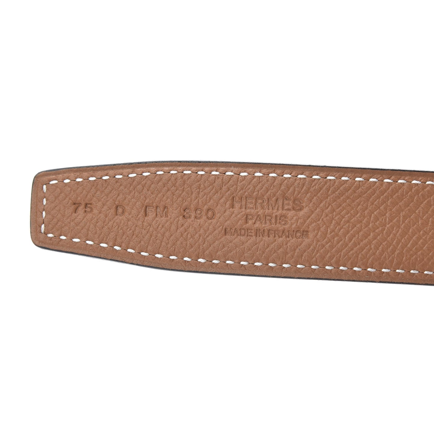 Swift Epsom 24mm Constance H Belt 75 Black Gold