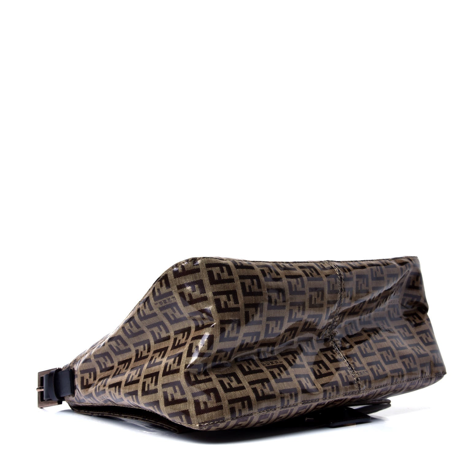 Fendi Vinyl Zucchino Mama Baguette Tobacco 3 of 4