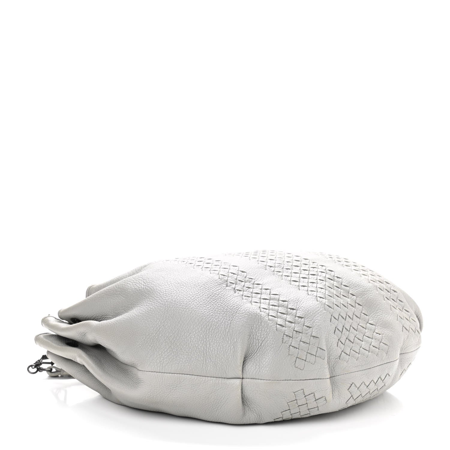 Bottega Veneta Cervo Deerskin Intrecciato Hobo Light Grey 4 of 10