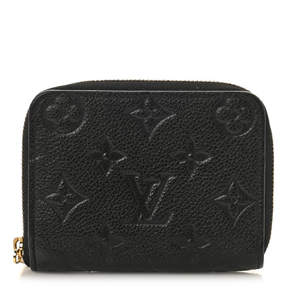 Louis Vuitton Empreinte Zippy Coin Purse Black 1 of 8