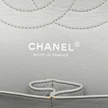 Chanel Caviar Quilted Jumbo Double Flap Grey 6 of 16