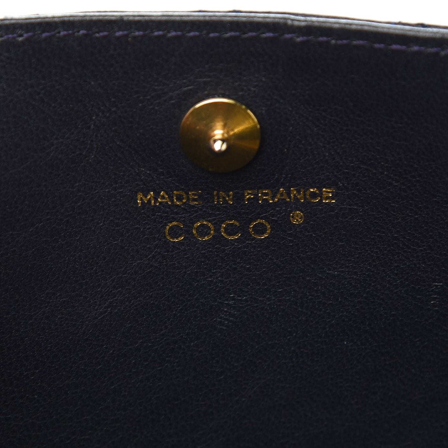 Lambskin Quilted Crossbody Navy