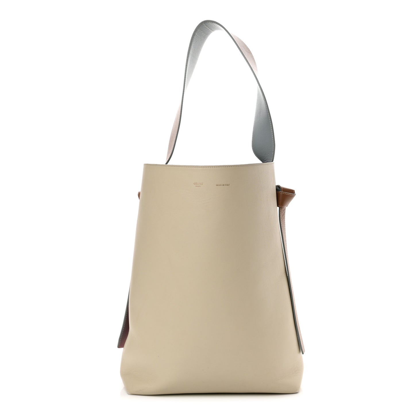 Shiny Smooth Calfskin Small Twisted Cabas