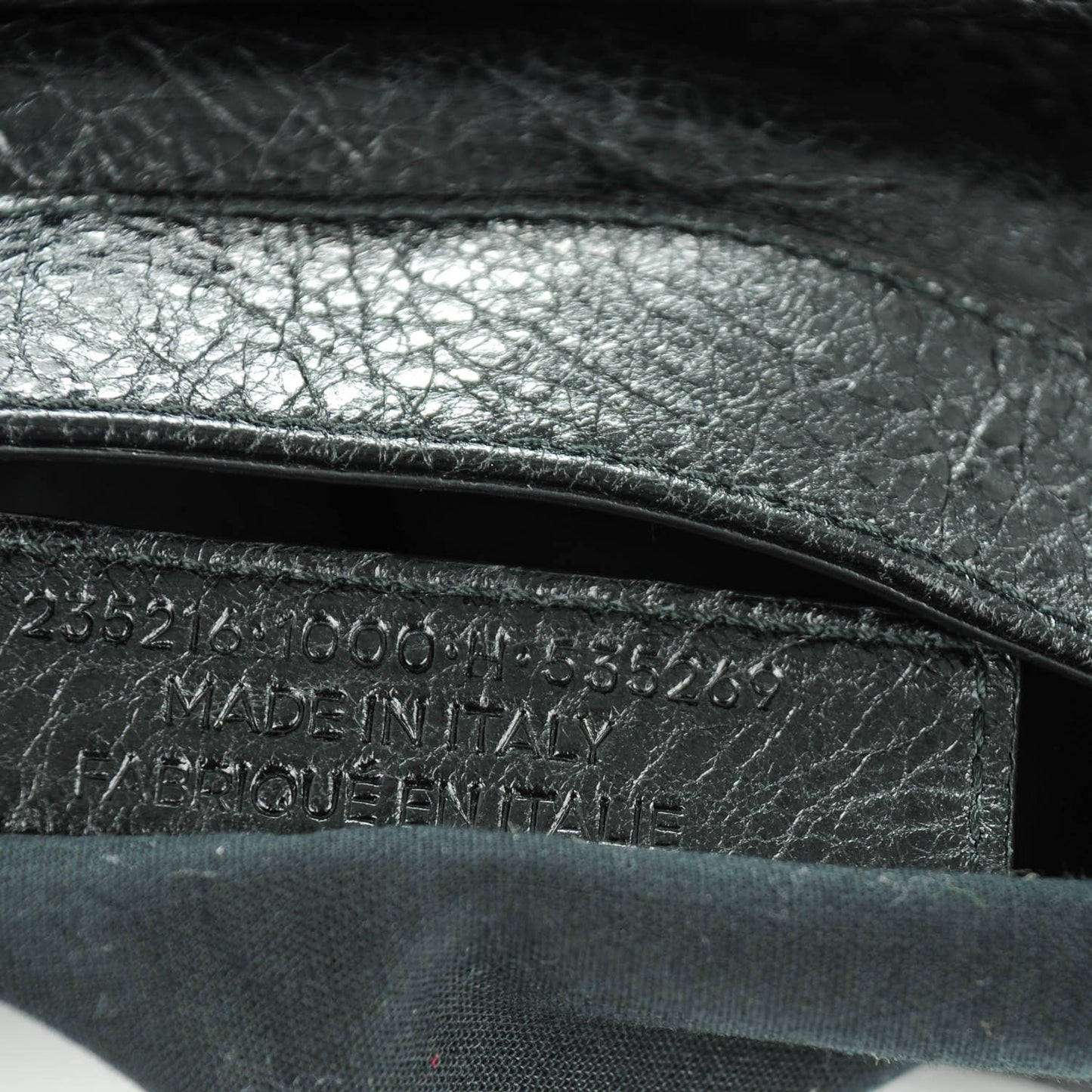 Agneau Classic Hardware Velo Black