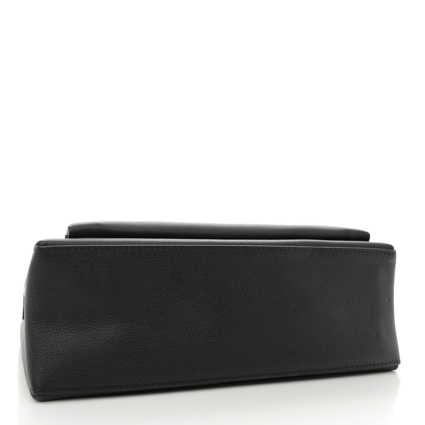 Soft Calfskin My Lockme Top Handle Black