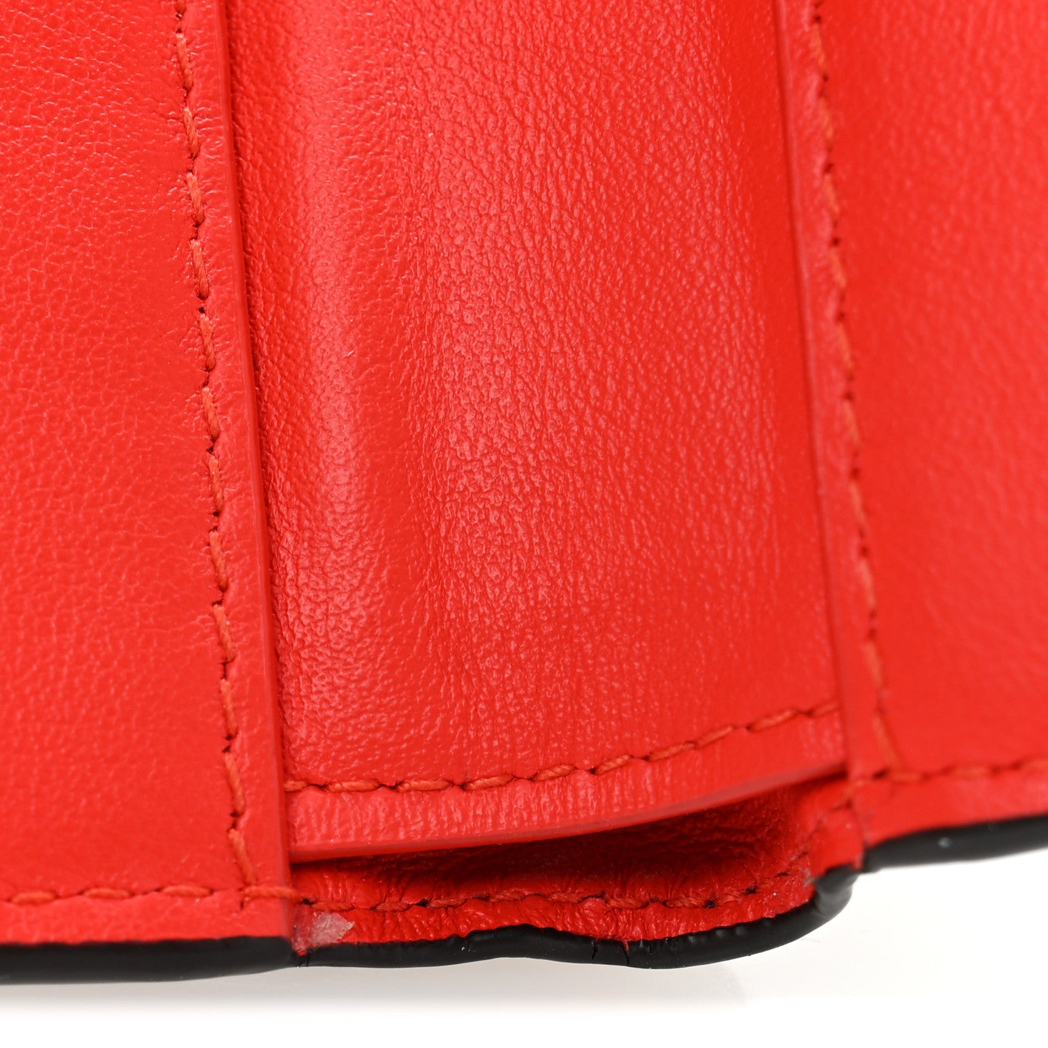 Bottega Veneta Nappa Maxi Intrecciato Bi-Fold Wallet Ebene Red 9 of 10