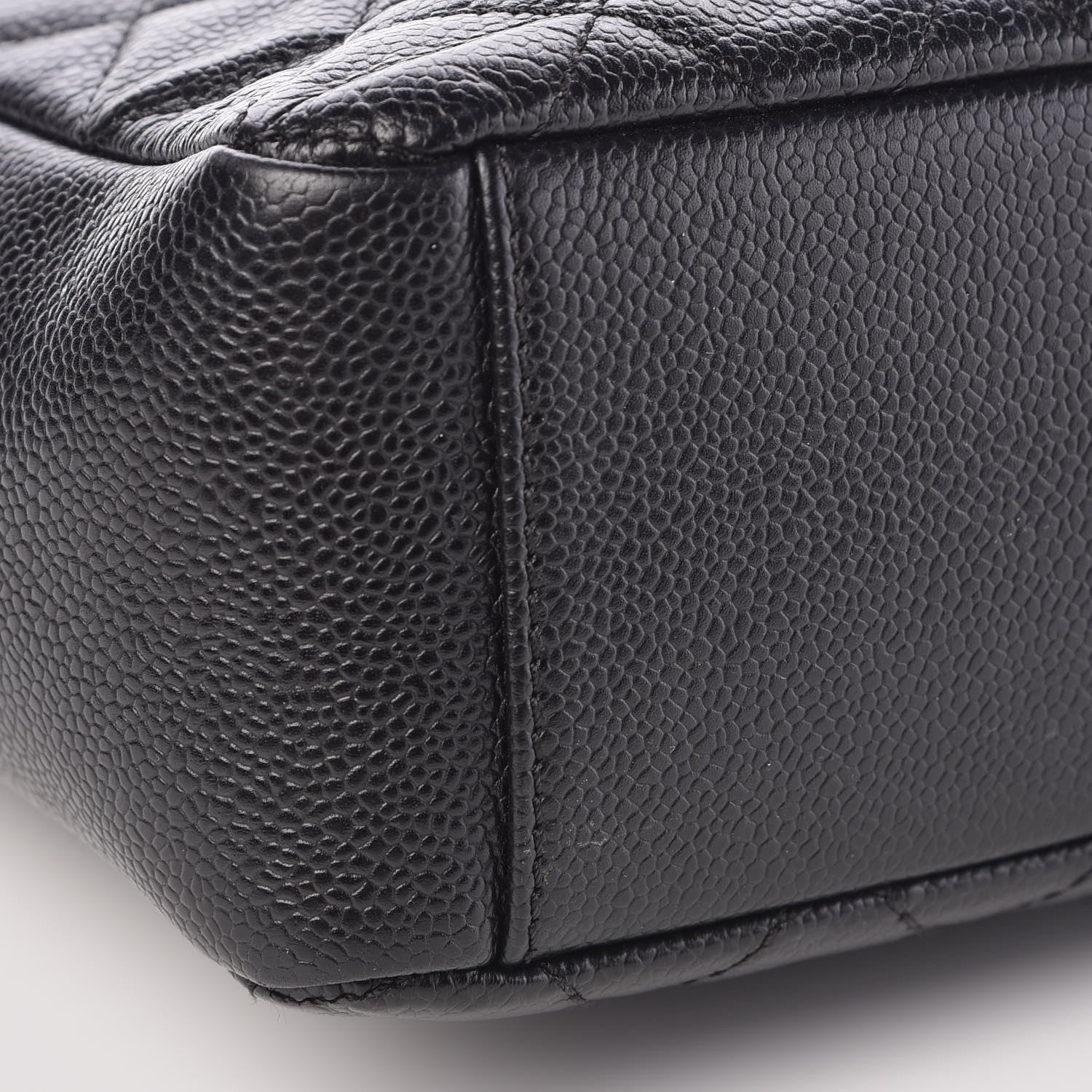 Chanel Caviar Quilted Petit Shopping Tote PST Black 8 of 9