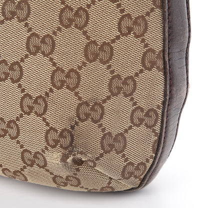 Gucci Monogram Hasler Hobo Dark Brown 21 of 24