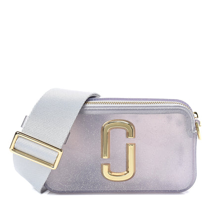 Marc Jacobs Jelly Glitter Small Snapshot Camera Bag Silver Multi 1 of 13
