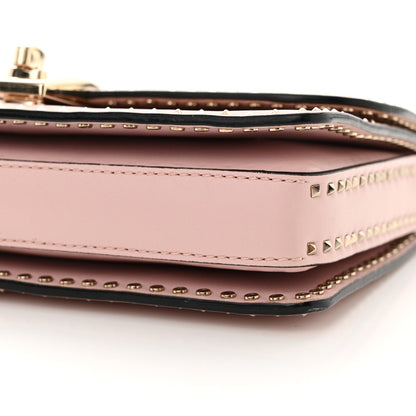 Valentino Garavani Vitello Rockstud Cabana Shoulder Bag Water Rose 8 of 18