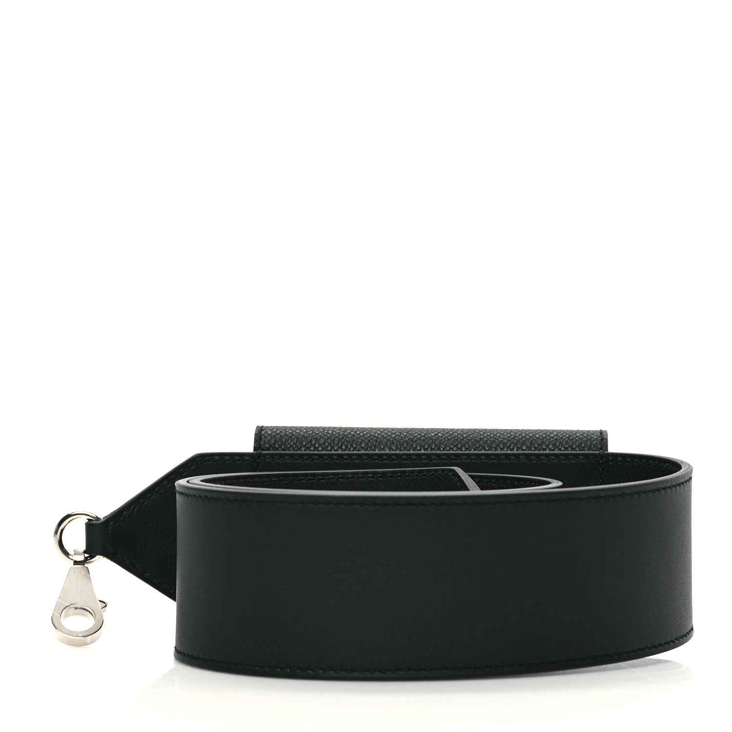 Hermes Swift Epsom Pocket Kelly Shoulder Strap Black 2 of 5