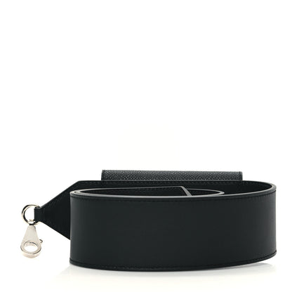 Hermes Swift Epsom Pocket Kelly Shoulder Strap Black 2 of 5