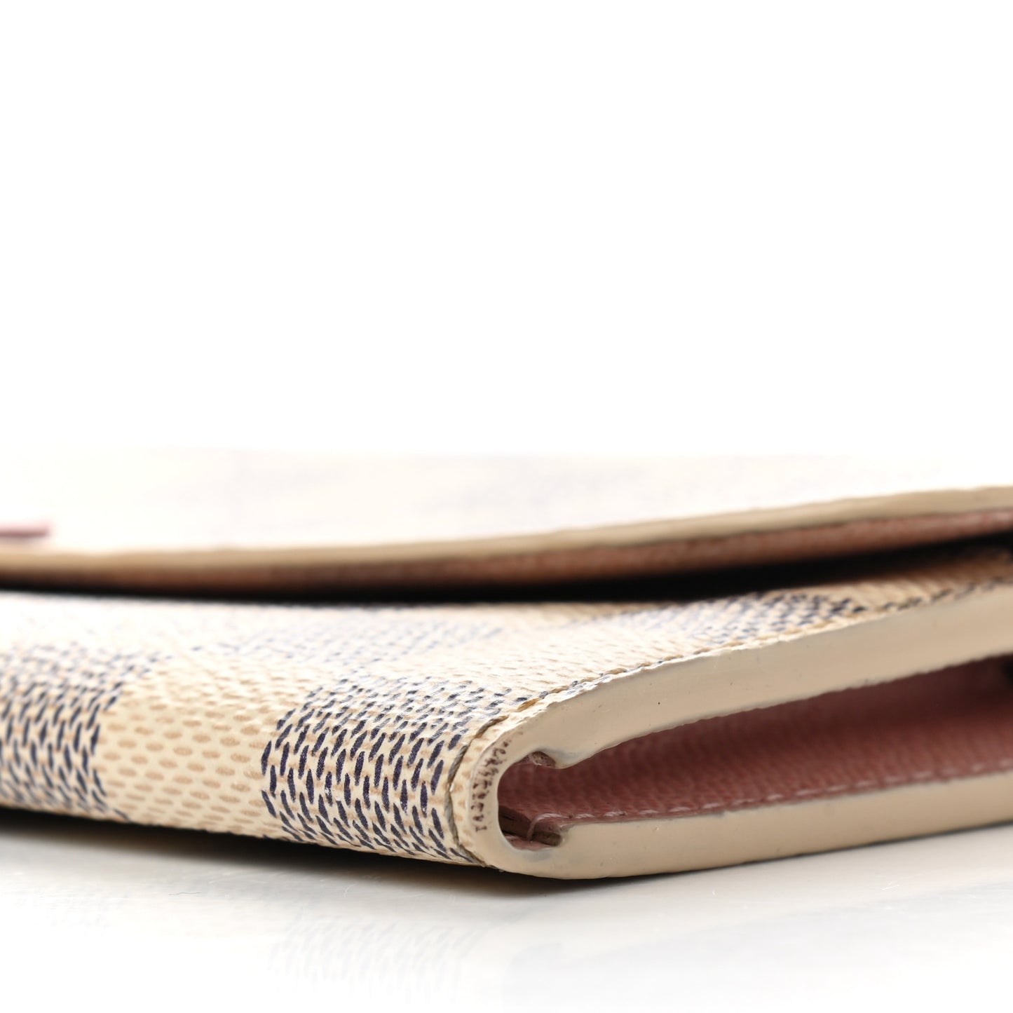Damier Azur Emilie Wallet Rose Ballerine