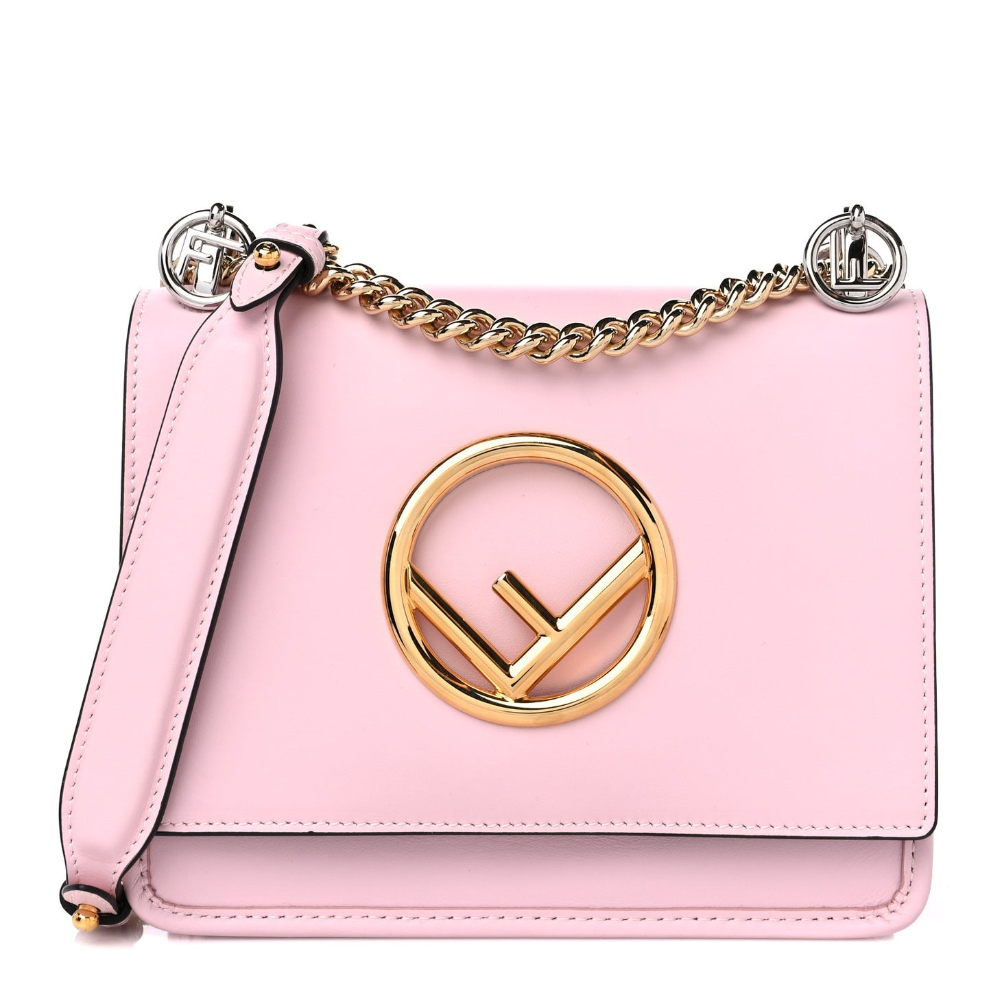 Vitello Century Opaco F is Fendi Small Kan I Shoulder Bag Peonia