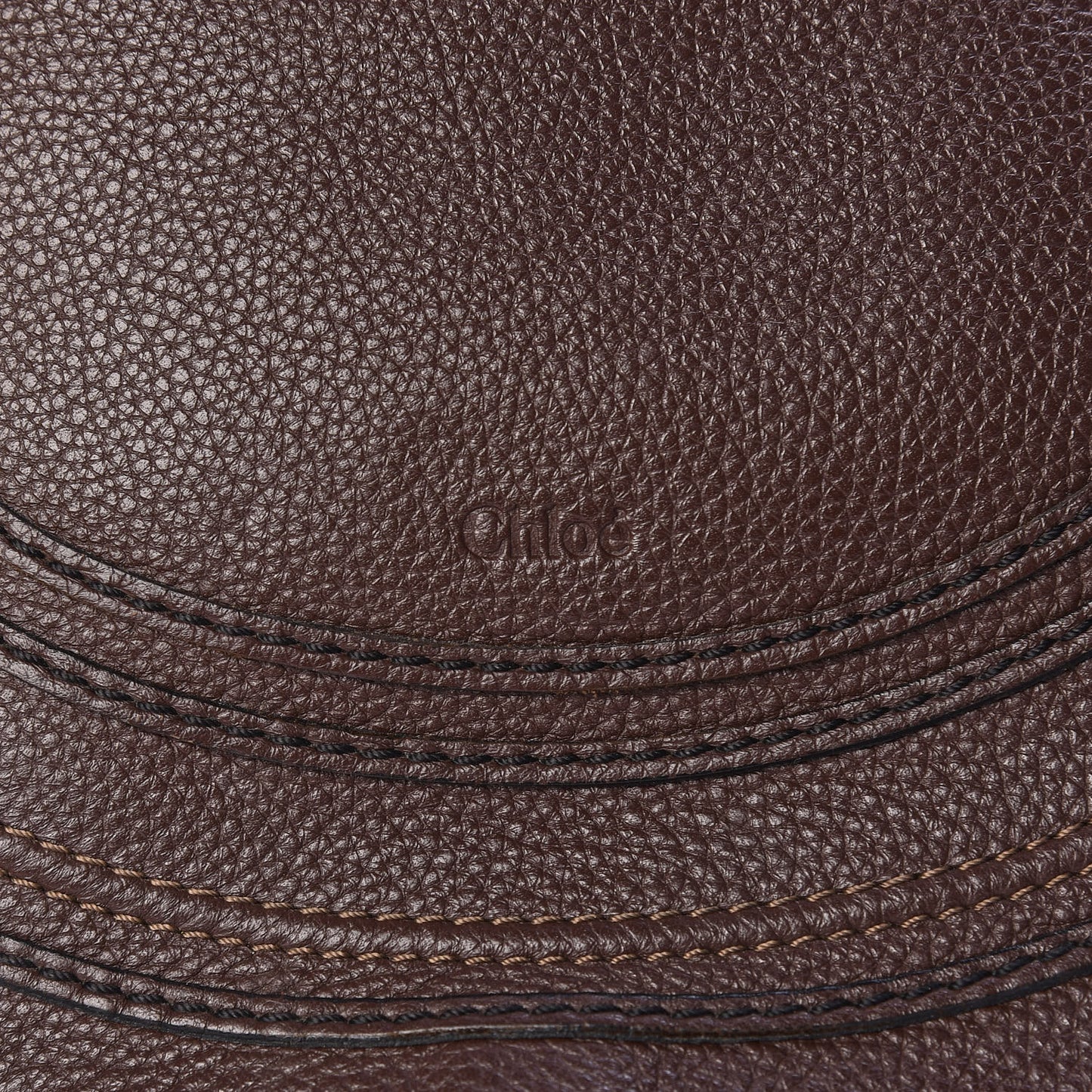 Calfskin Medium Marcie Round Crossbody Bag Coffee Shot