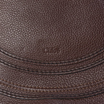 Chloe Calfskin Medium Marcie Round Crossbody Bag Coffee Shot 13 of 13