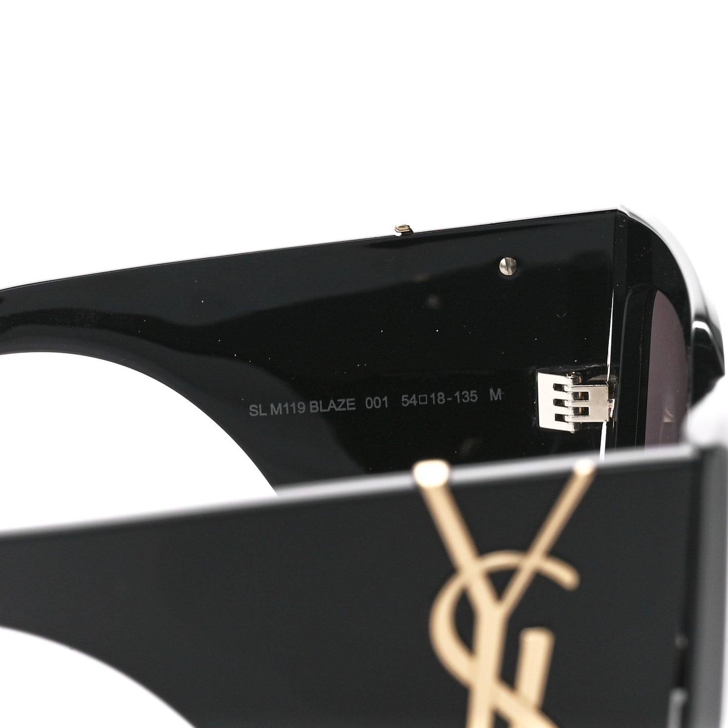 Acetate Blaze Sunglasses SL M119 Black