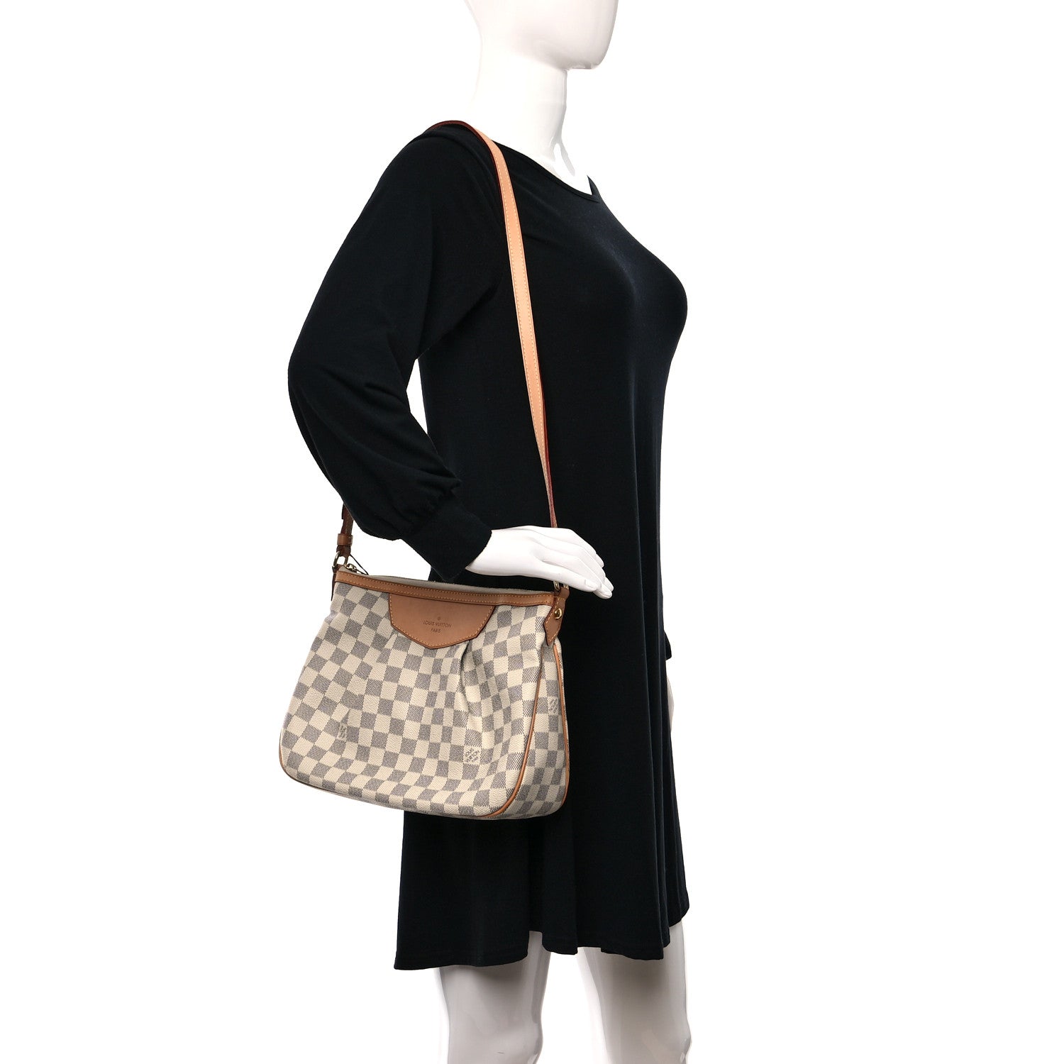 Louis Vuitton Damier Azur Siracusa PM 2 of 8