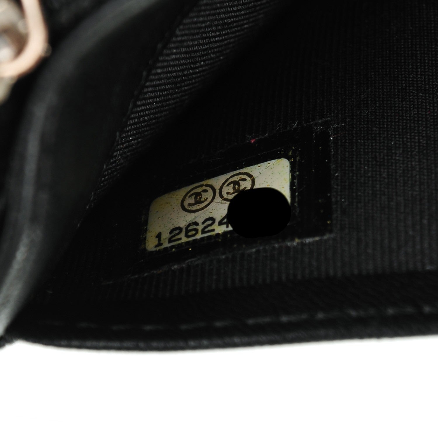 Chanel Lambskin Quilted Yen Wallet Black 8 of 9