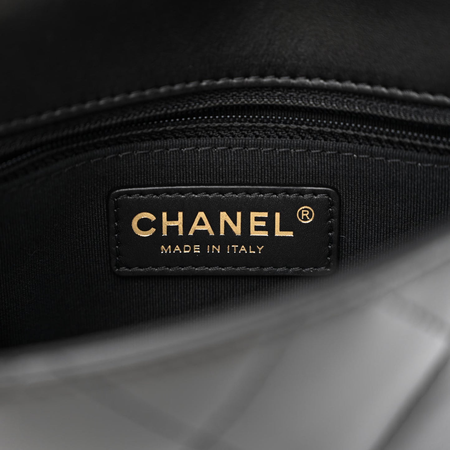 Lambskin Quilted CC Small Dynasty Flap Black