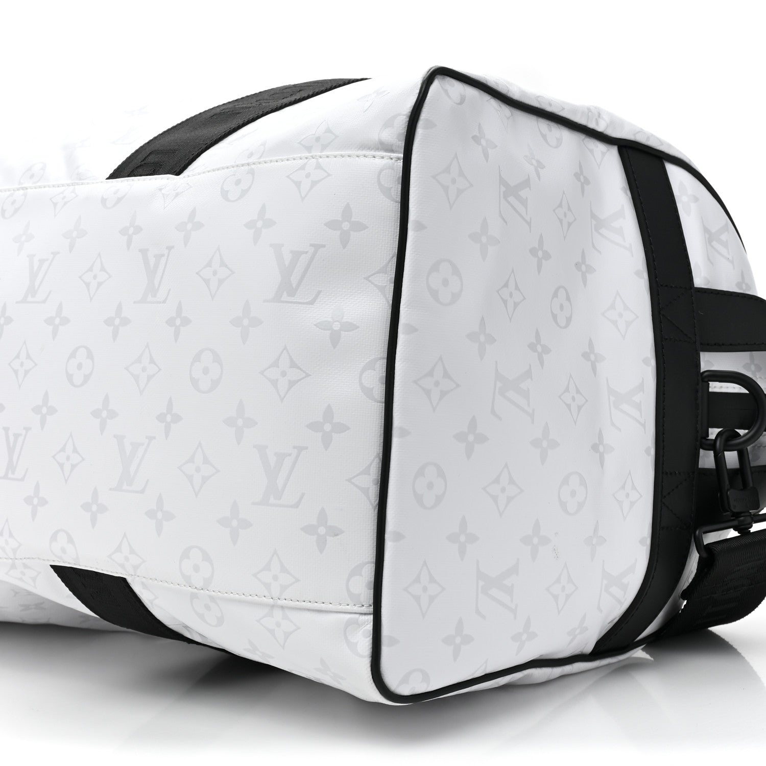 Louis Vuitton Monogram Storm LV Ski Keepall Sport White 1470492