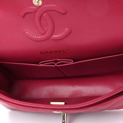 Chanel Caviar Quilted Small Double Flap Dark Pink 4 of 4