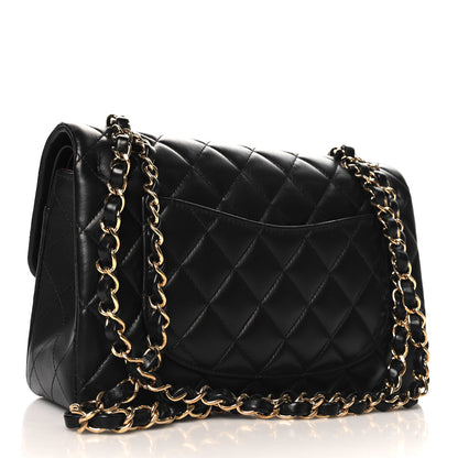 Chanel Lambskin Quilted Small Double Flap Black 3 of 10