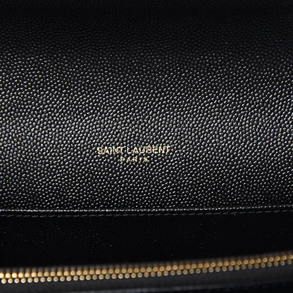 Saint Laurent Grain De Poudre Mini Uptown Crossbody Bag Black 5 of 10