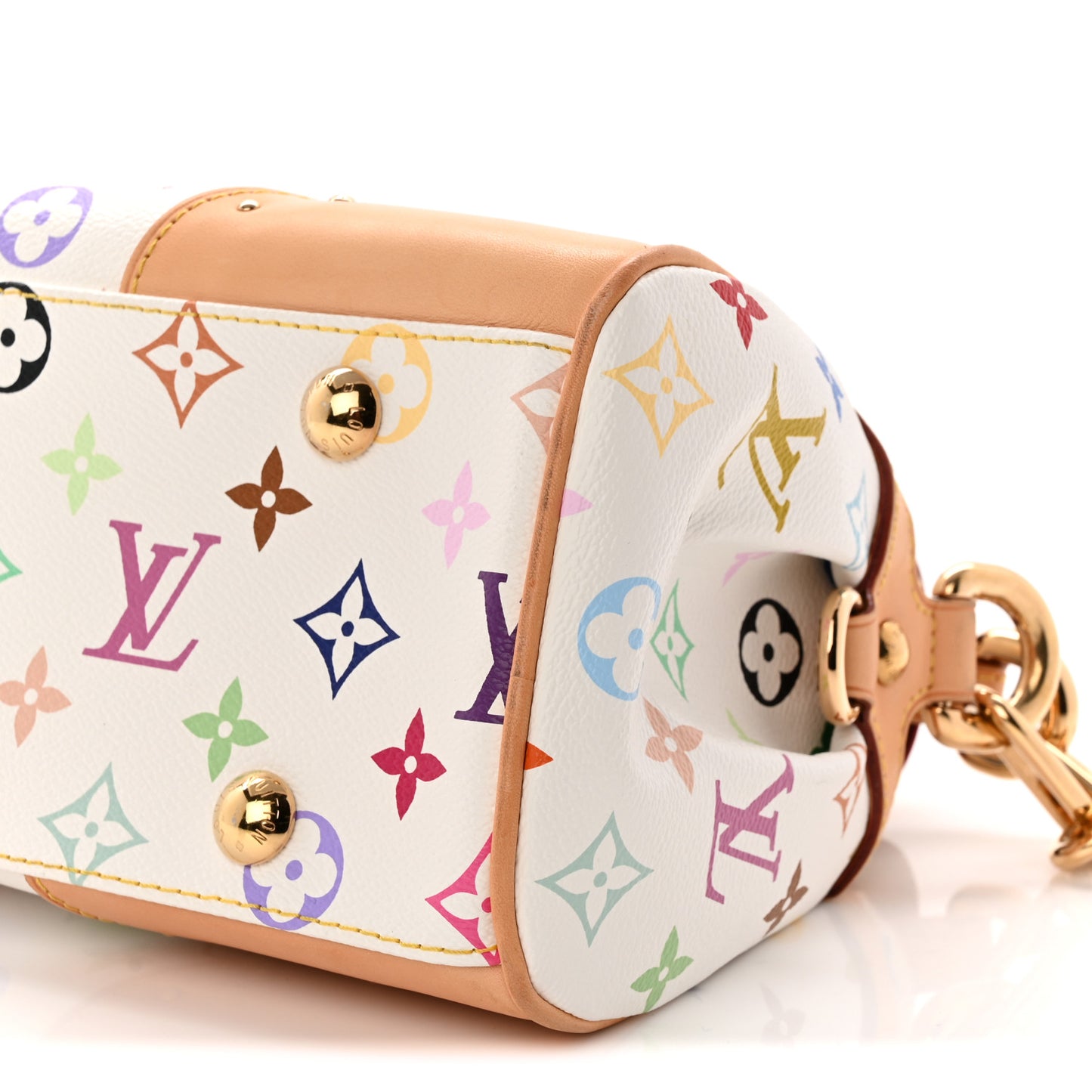 Monogram Multicolor Beverly MM White