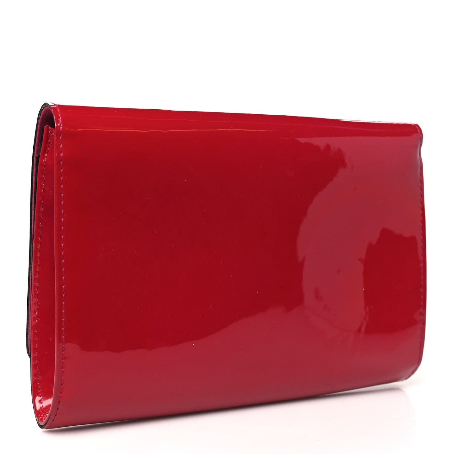 Patent Louise Clutch Rose Indien