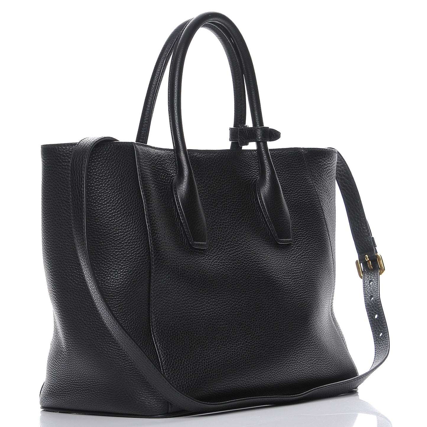 Vitello Daino Tote Nero Black