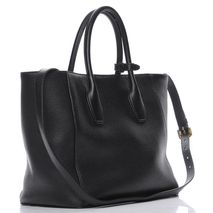 Prada Vitello Daino Tote Nero Black 4 of 9