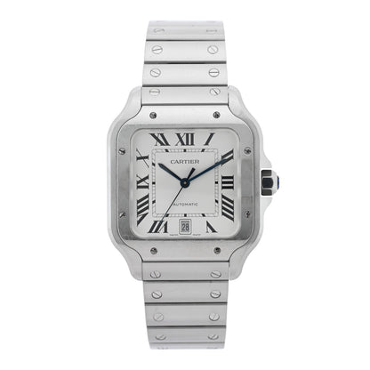 Cartier Stainless Steel 39.8mm Santos De Cartier Automatic Watch 1 of 6
