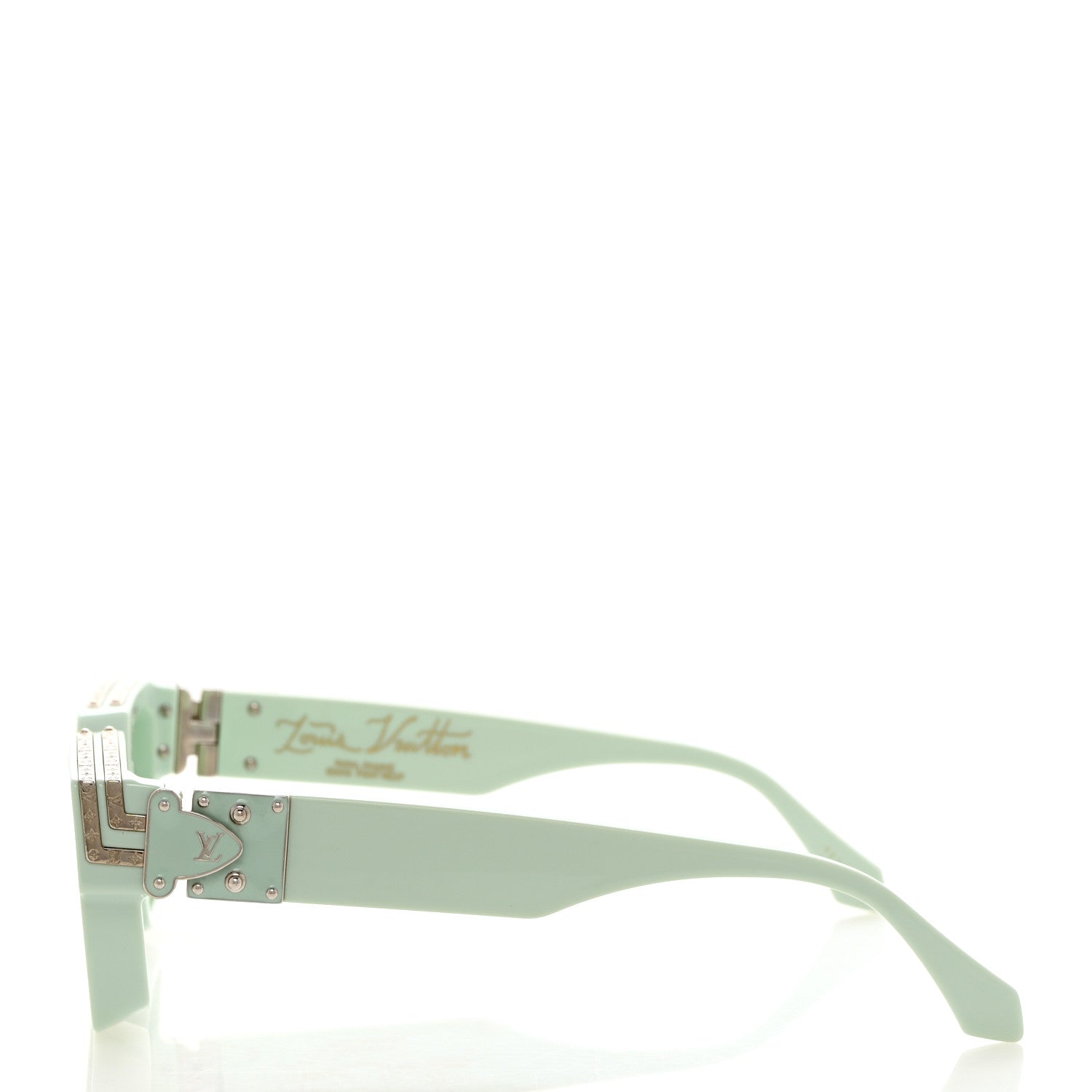 Louis Vuitton Acetate 1.1 Millionaires Sunglasses Z1325W Pale Green 3 of 6