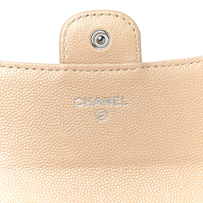 Chanel Caviar Quilted Medium Flap Wallet Beige 6 of 12