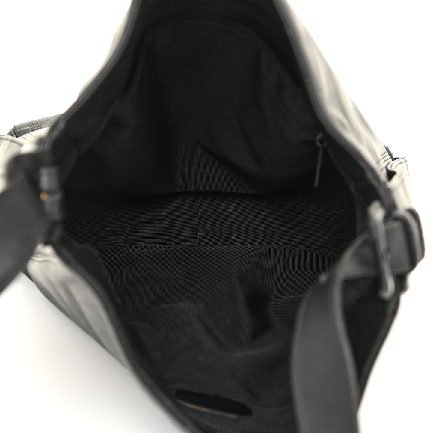 Lambskin Messenger Black