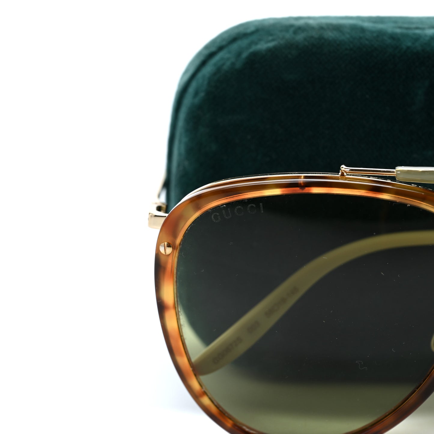 Square Frame Sunglasses GG0672S Tortoise