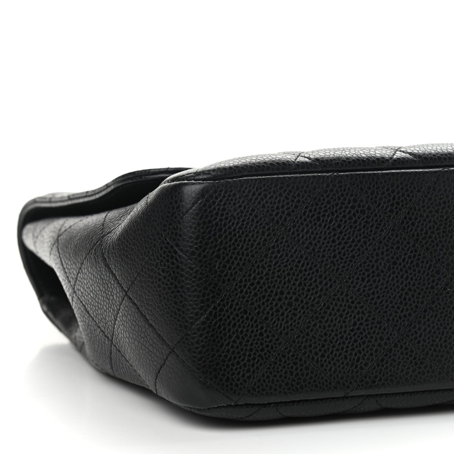 Chanel Caviar Quilted Jumbo Single Flap Black 9 of 11