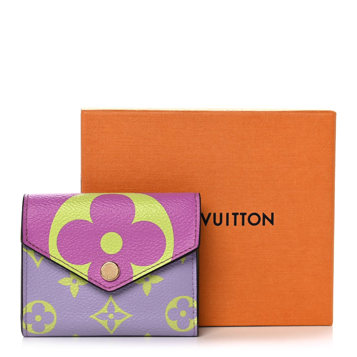 Monogram Giant Zoe Wallet Pink Lilac