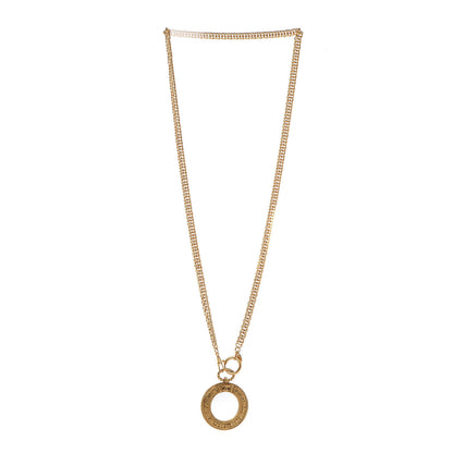 Chanel Loupe Magnifying Glass Necklace Gold 3 of 6