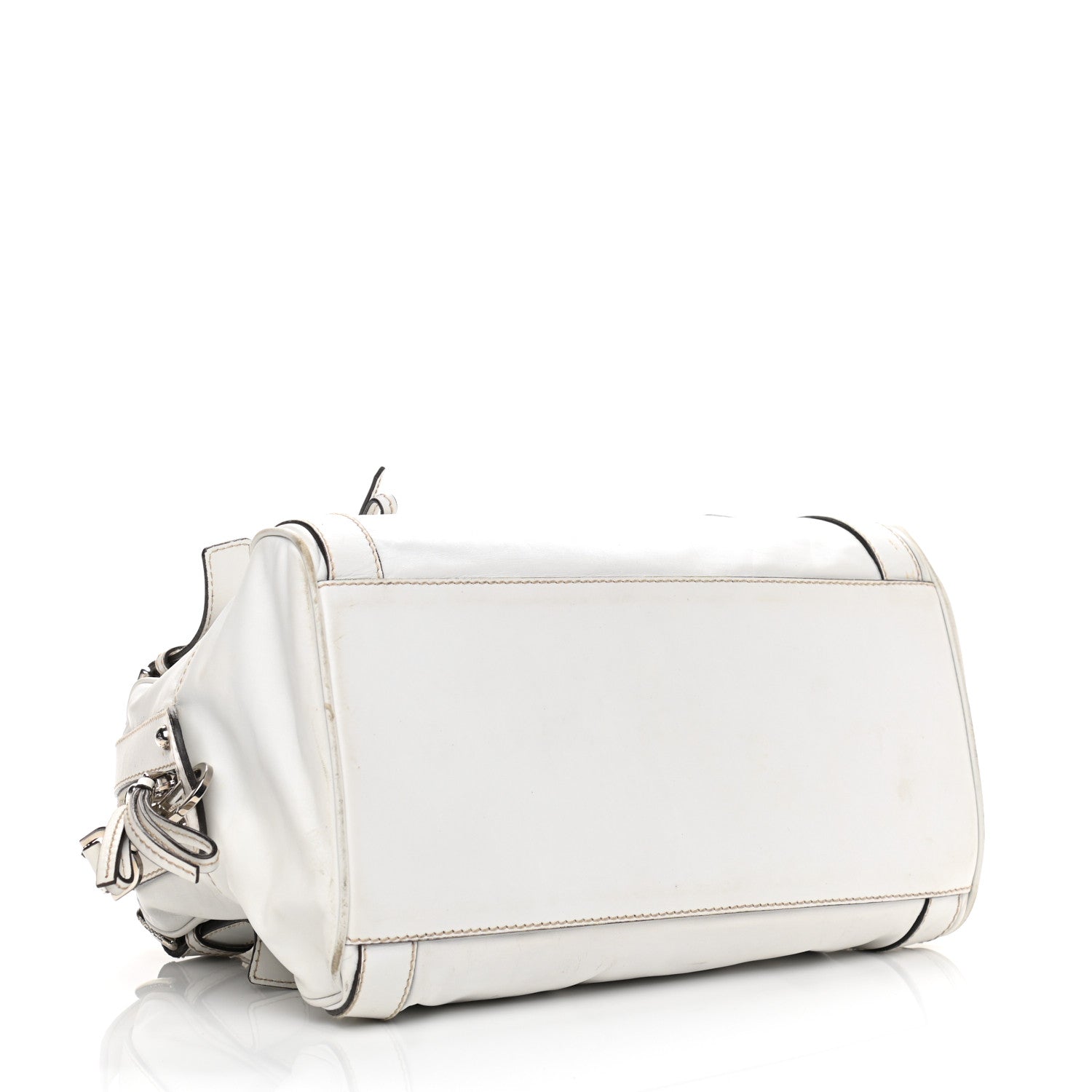 Dolce & Gabbana Smooth Calfskin Miss Easy Way Satchel White 4 of 15